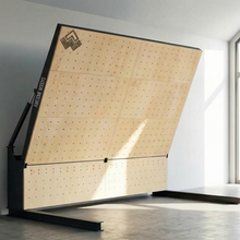 Load image into Gallery viewer, The Actuator, adjustable bouldering wall and mats.